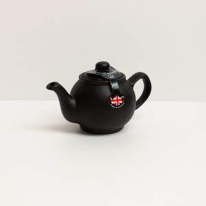 Matt Black teapot 2 cups (450ml) classic shape